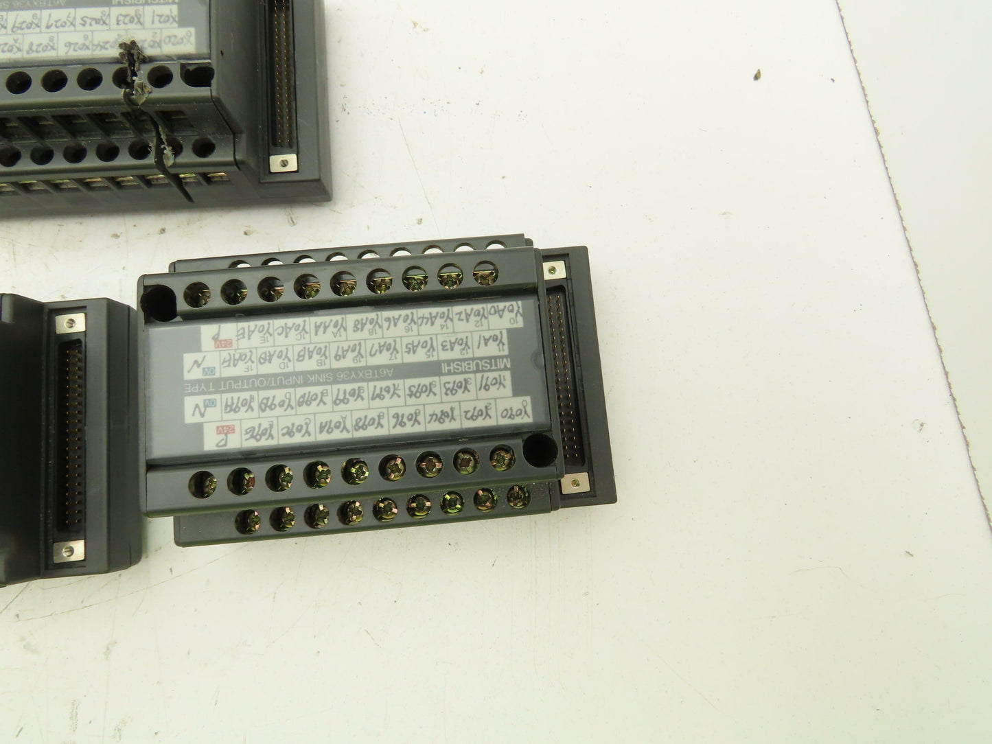 Mitsubishi Electric A6TBXY36 PLC I/O Terminal Board Block Lot of 5