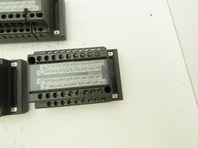 Mitsubishi Electric A6TBXY36 PLC I/O Terminal Board Block Lot of 5