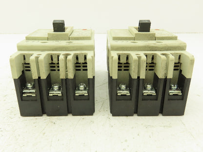 Mitsubishi NF63-CW No-Fuse Circuit Breaker 50A 3 Pole 600V Lot of 2