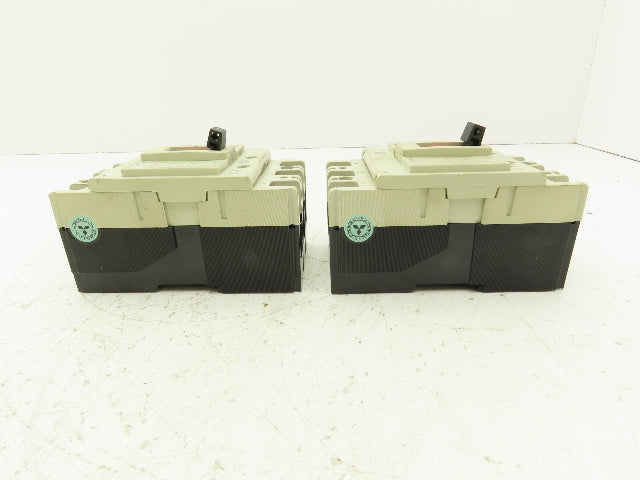 Mitsubishi NF63-CW No-Fuse Circuit Breaker 50A 3 Pole 600V Lot of 2