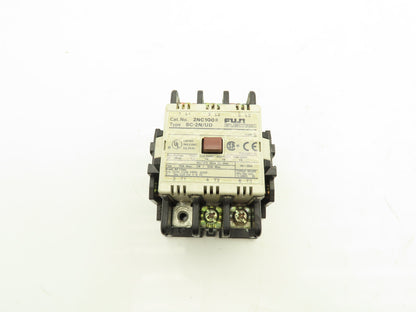 Fuji Electric 2NC1Q0 Magnetic Contactor 100V Coil 3 Pole 600V Lot of 3