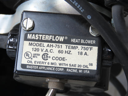 Masterflow AH-501 Electric Heat Blower Floor Stand Adjustable Arm 26x16" Base