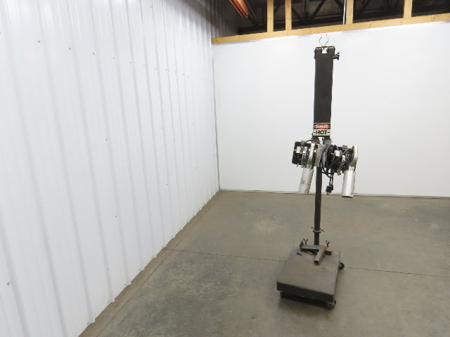 Masterflow AH-501 Electric Heat Blower Floor Stand Adjustable Arm 26x16" Base