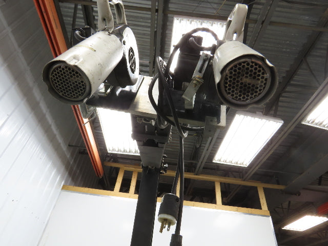 Masterflow AH-501 Electric Heat Blower Floor Stand Adjustable Arm 26x16" Base