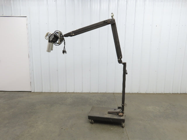 Masterflow AH-501 Electric Heat Blower Floor Stand Adjustable Arm 26x16" Base