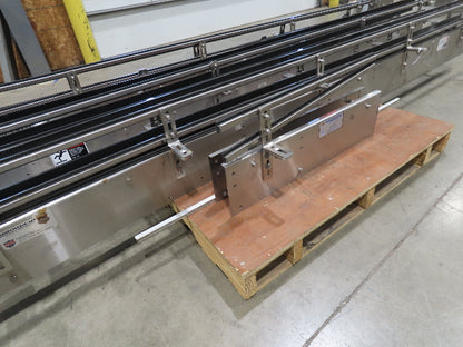 Arrowhead 3.25" Tabletop Belt Stainless Bottle Conveyor Sections 33'  -No Drive