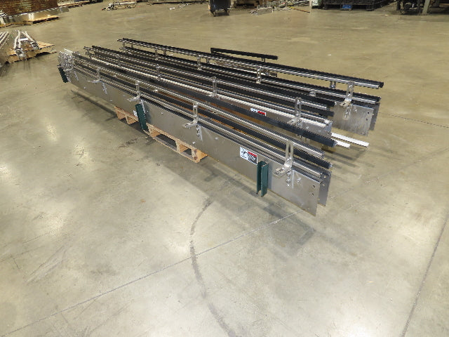 Arrowhead 3.25" Tabletop Belt Stainless Bottle Conveyor Sections 33'  -No Drive