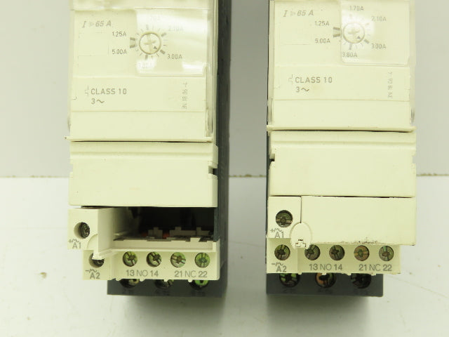 Schneider LUCA05FU Manual Motor Starter Overload Module 240V Lot of 2