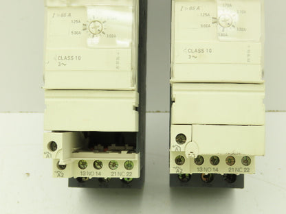 Schneider LUCA05FU Manual Motor Starter Overload Module 240V Lot of 2