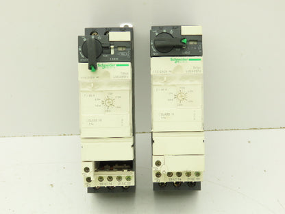 Schneider LUCA05FU Manual Motor Starter Overload Module 240V Lot of 2