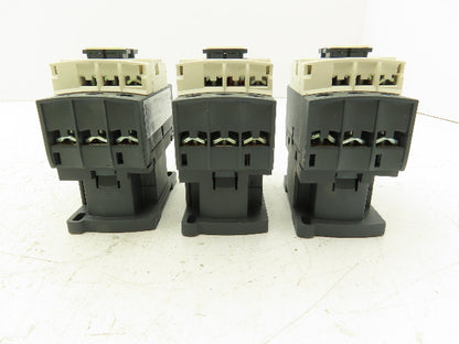 Schneider LC1D25 Motor Starter Contactor 40A 600V 3 Pole 120V Coil Lot of 3