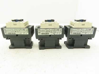 Schneider LC1D25 Motor Starter Contactor 40A 600V 3 Pole 120V Coil Lot of 3
