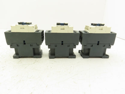 Schneider LC1D25 Motor Starter Contactor 40A 600V 3 Pole 120V Coil Lot of 3