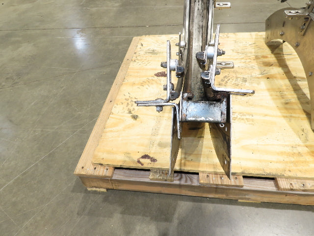 Arrowhead 3.25" Tabletop Belt Magnetic Slide Vertical 90° S-Curve Conveyor