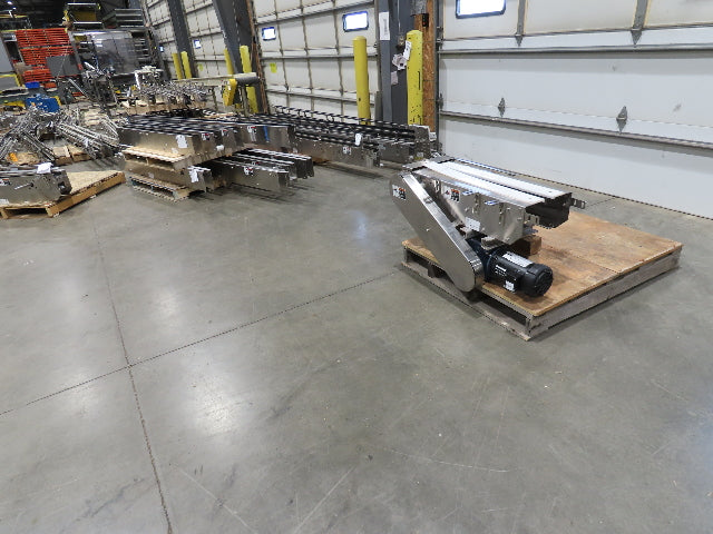 Arrowhead 12" Tabletop Stainless Bottle Conveyor 36" Drive Section 460V 3PH
