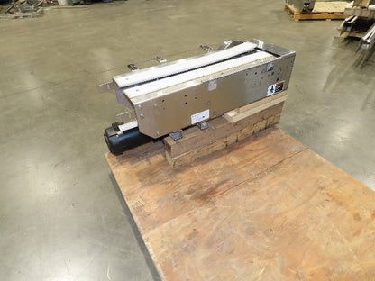 Arrowhead 12" Tabletop Stainless Bottle Conveyor 36" Drive Section 460V 3PH