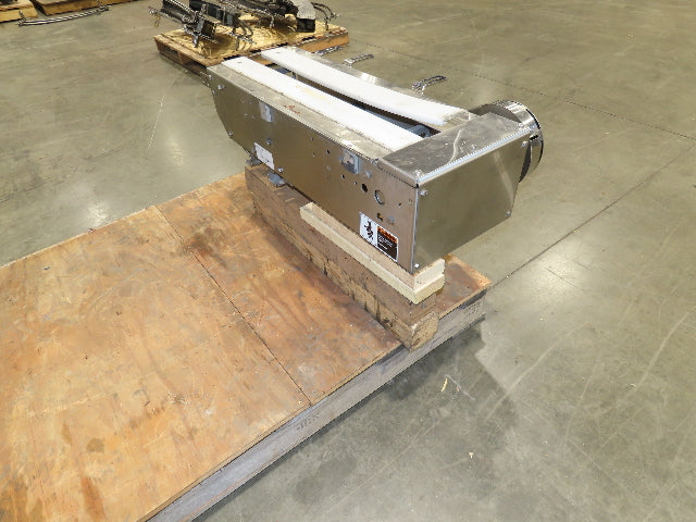 Arrowhead 12" Tabletop Stainless Bottle Conveyor 36" Drive Section 460V 3PH