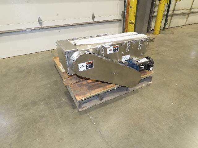 Arrowhead 12" Tabletop Stainless Bottle Conveyor 36" Drive Section 460V 3PH