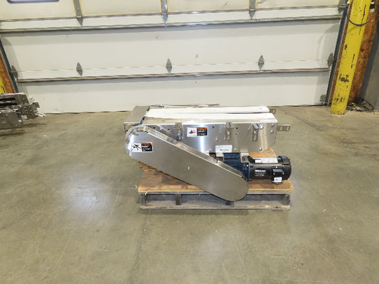 Arrowhead 12" Tabletop Stainless Bottle Conveyor 36" Drive Section 460V 3PH