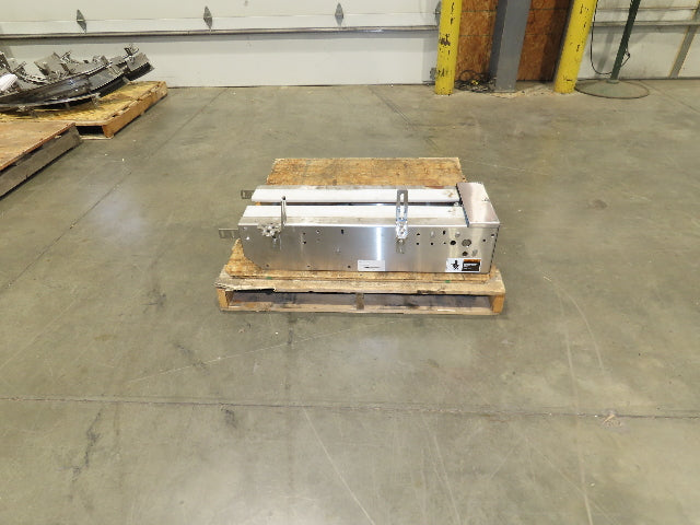 Arrowhead 12" Tabletop Stainless Bottle Conveyor 36" Infeed Idler Section