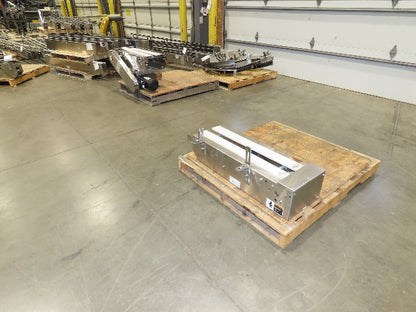 Arrowhead 12" Tabletop Stainless Bottle Conveyor 36" Infeed Idler Section