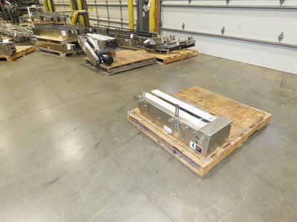Arrowhead 12" Tabletop Stainless Bottle Conveyor 36" Infeed Idler Section