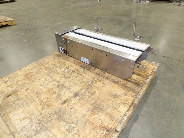 Arrowhead 12" Tabletop Stainless Bottle Conveyor 36" Infeed Idler Section
