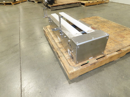 Arrowhead 12" Tabletop Stainless Bottle Conveyor 36" Infeed Idler Section