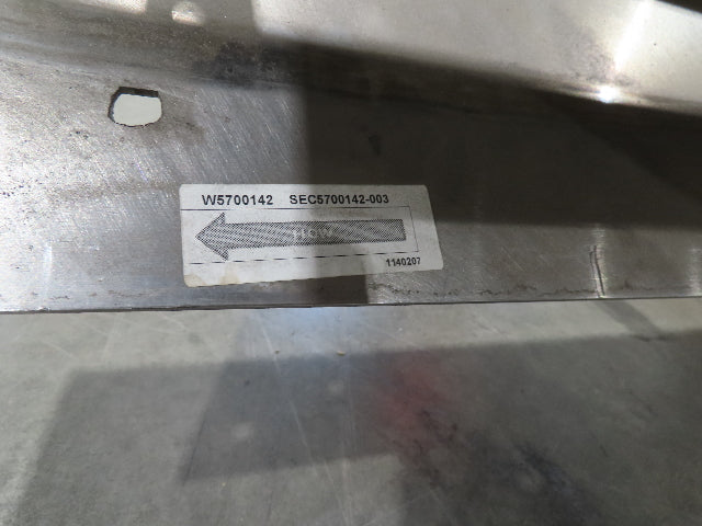 7.5" Tabletop Belt Stainless Bottle Conveyor 8' Idler Section - No Drive