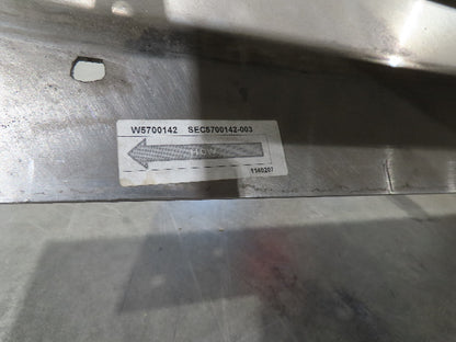 7.5" Tabletop Belt Stainless Bottle Conveyor 8' Idler Section - No Drive