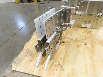 Arrowhead 3.25" Tabletop Belt Stainless Bottle Conveyor 12" Adj Diverter Section
