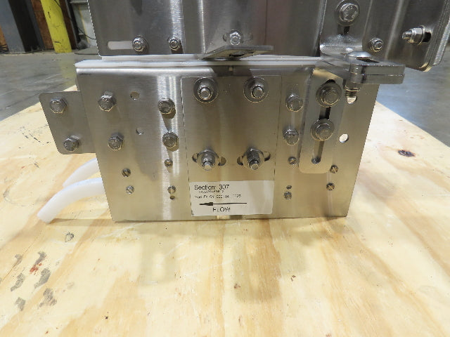 Arrowhead 3.25" Tabletop Belt Stainless Bottle Conveyor 12" Adj Diverter Section