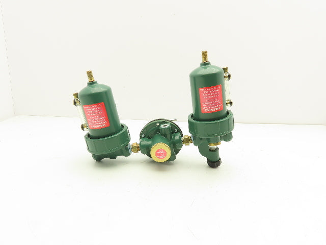 Lincoln 600104 Pneumatic Filter Regulator Lubricator Assembly 1/4" NPT