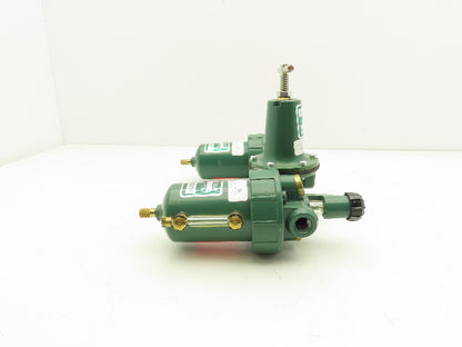 Lincoln 600104 Pneumatic Filter Regulator Lubricator Assembly 1/4" NPT