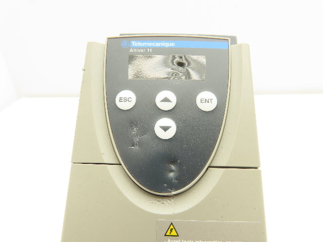 Telemecanique ATV11HU12M2E Altivar 11 AC Drive VFD 0.55kva 1/2Hp 1Ph 240V Input