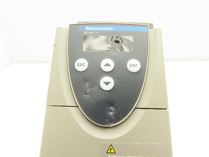 Telemecanique ATV11HU12M2E Altivar 11 AC Drive VFD 0.55kva 1/2Hp 1Ph 240V Input