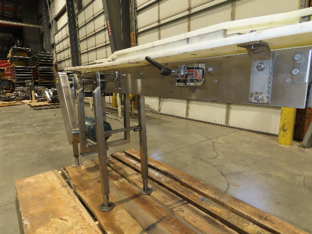 Stainless Bottle Conveyor Can Coder Diverter 3.25" Tabletop 3-Belt 460V Drive