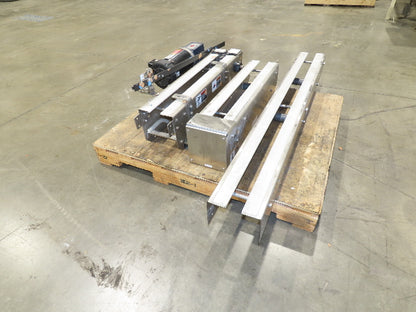 Arrowhead 7.5" Tabletop Belt Stainless Bottle Conveyor 11' 6"L 460V Drive