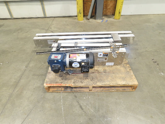 Arrowhead 7.5" Tabletop Belt Stainless Bottle Conveyor 11' 6"L 460V Drive