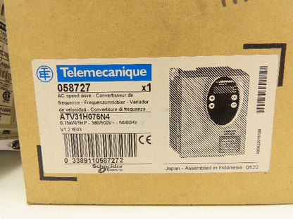 Telemecanique ATV31H075N4 Schneider Altivar VFD Motor Drive 1 HP 0.75kw 480V
