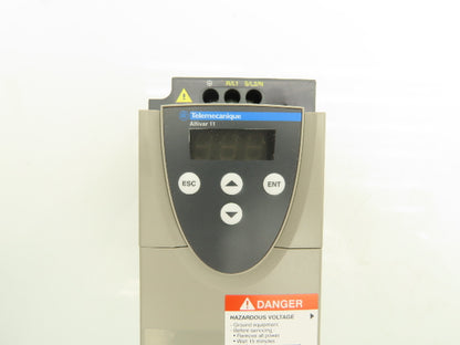 Telemecanique ATV11HU09M2U Schneider Variable Speed Drive 0.37kW 0.5HP 240V 1PH