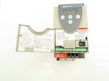 Telemecanique ATV11HU09M2U Schneider Variable Speed Drive 0.37kW 0.5HP 240V 1PH