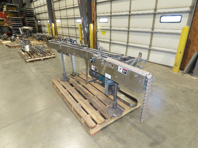 Arrowhead 3.25" Tabletop Stainless Bottle Conveyor Can Coder Diverter 4-Belt 9'