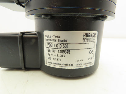 Hubner POG 9 G D 500 Digital Tacho Incremental Encoder 500 HTL