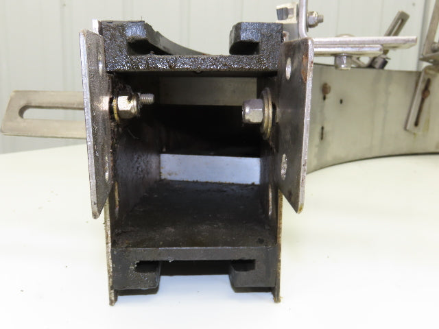 3.25" Tabletop Belt Stainless Bottle Conveyor 90° Curve Section 36"