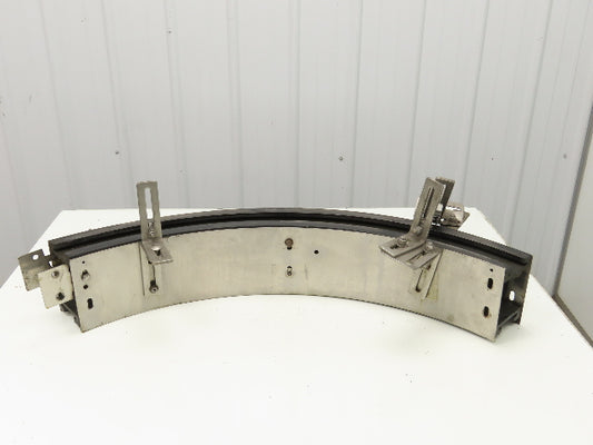 3.25" Tabletop Belt Stainless Bottle Conveyor 90° Curve Section 36"