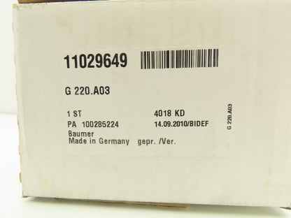 Baumer G220A03 Rotary Counter Timer 6 Counts Per Rotation 25 Pin Type