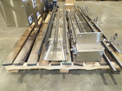 Arrowhead 7.5" Mattop Belt Stainless Bottle Conveyor 16'L 460V 3PH  -NEW-