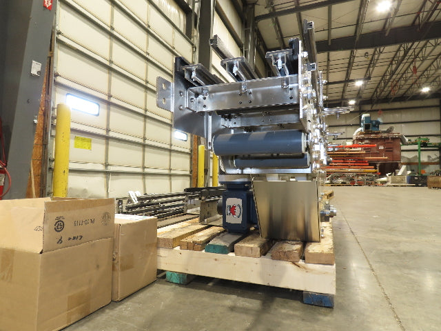 Arrowhead 7.5" Mattop Belt Stainless Bottle Conveyor 16'L 460V 3PH  -NEW-