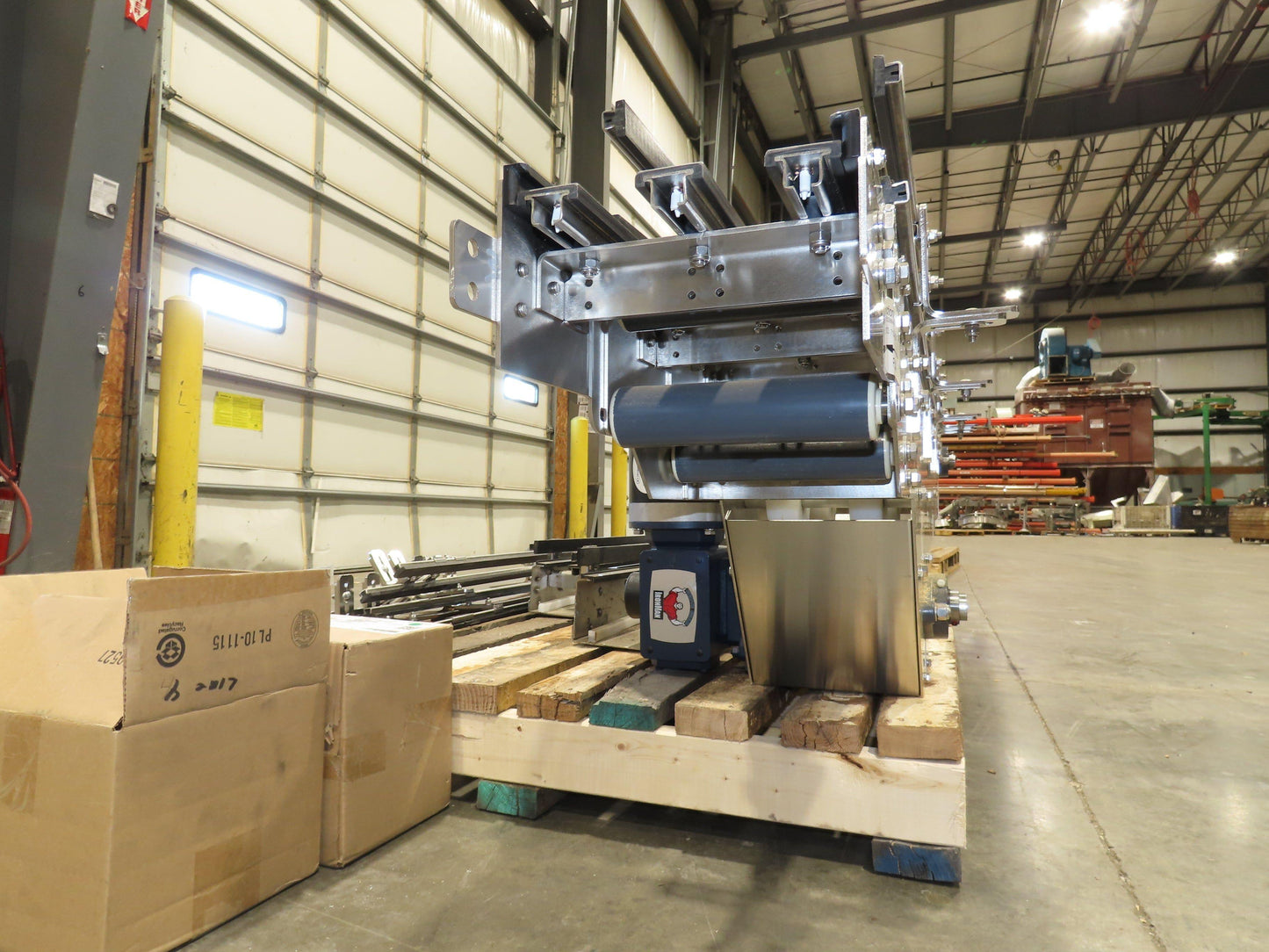 Arrowhead 7.5" Mattop Belt Stainless Bottle Conveyor 16'L 460V 3PH  -NEW-